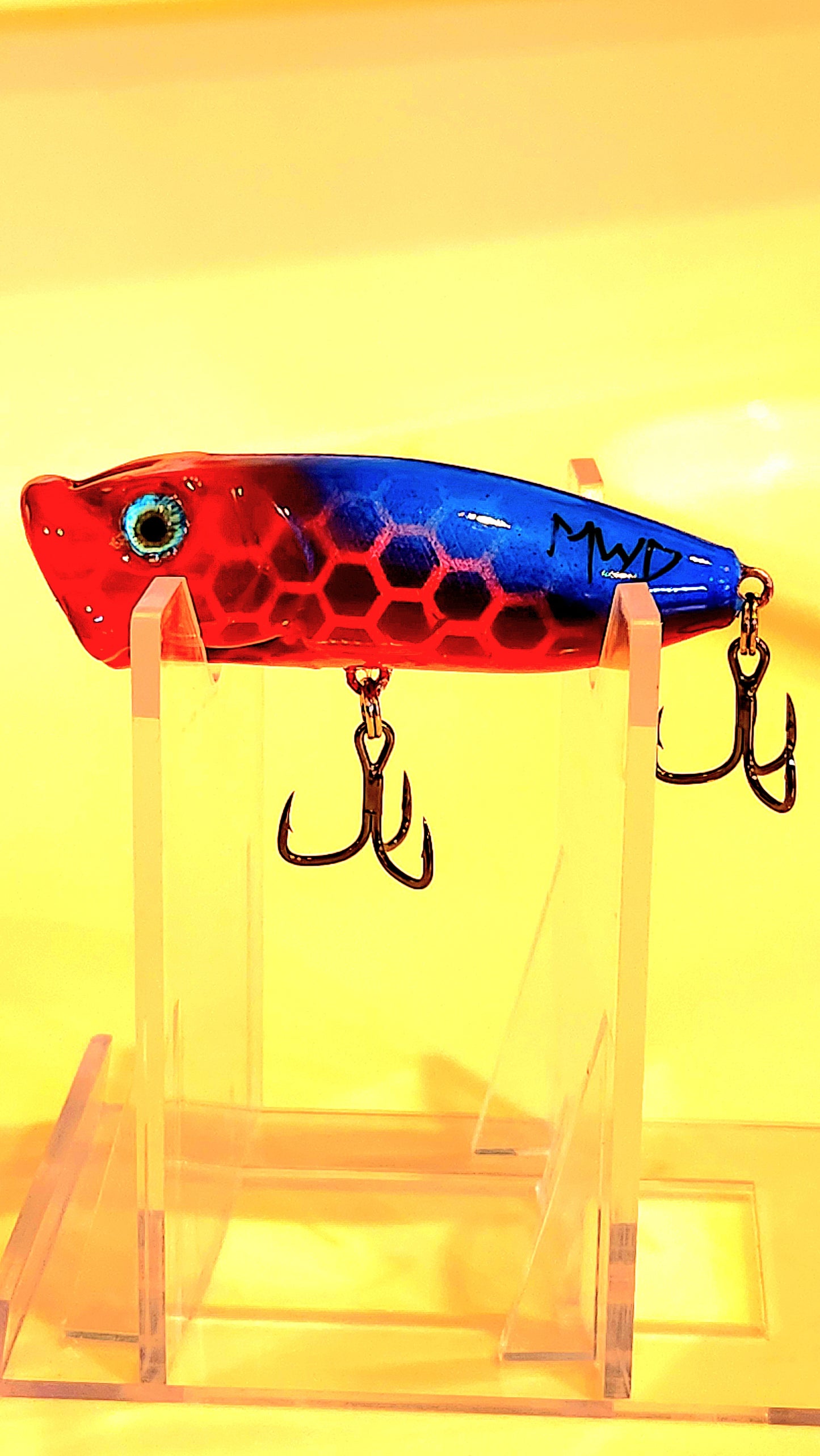 2025 REDFISH EDIITION  BLUE CRAB  MINI POPPER 3  IN.