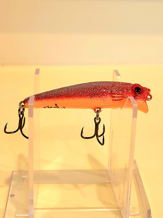 FLORIDA REDBONE GLASS MINNOW POPPER