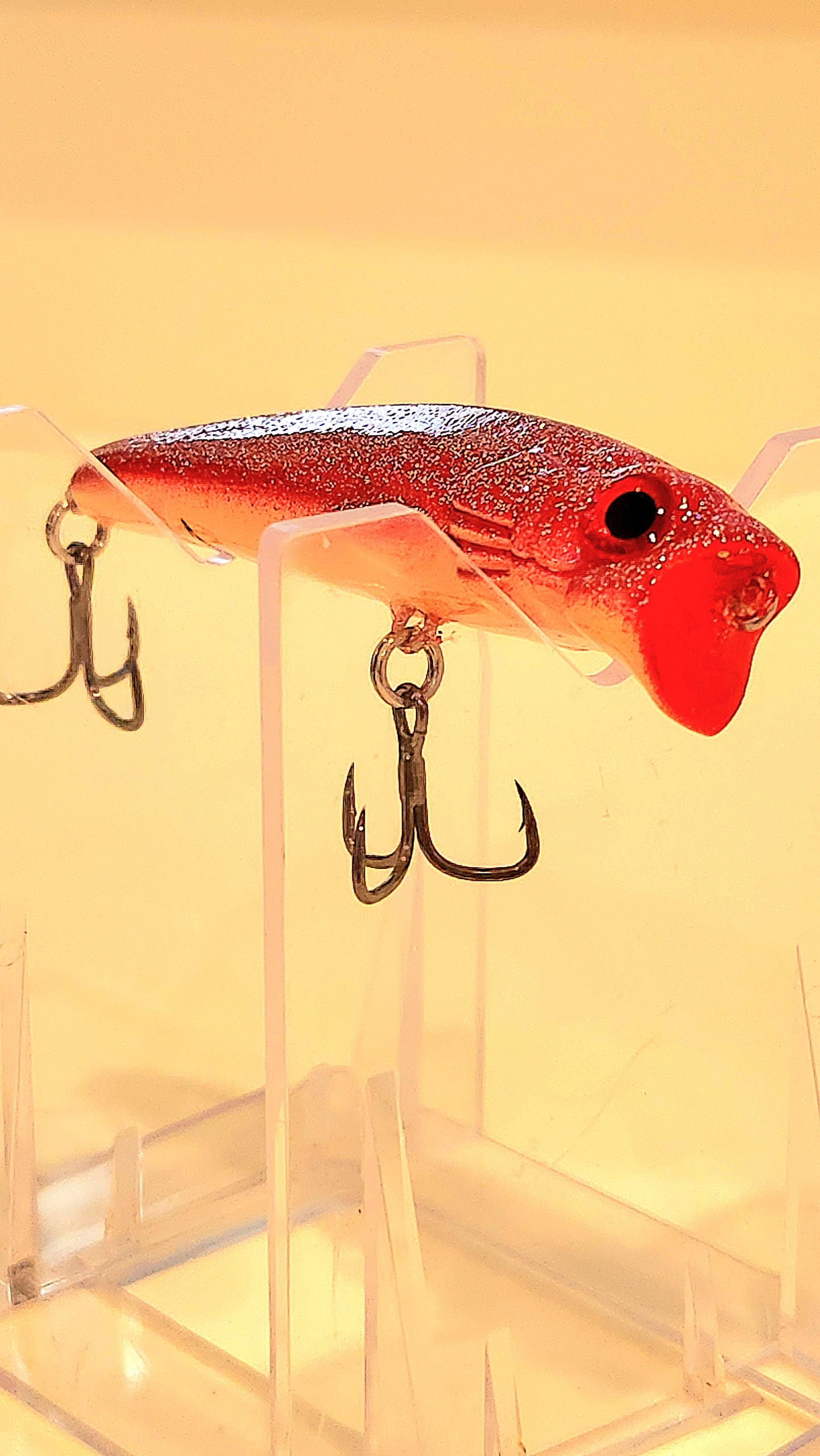 FLORIDA REDBONE GLASS MINNOW POPPER