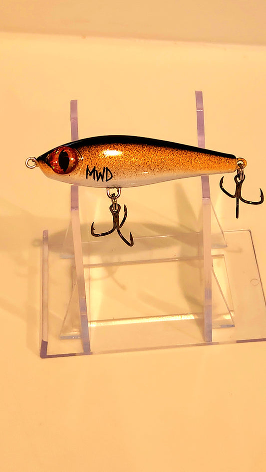 TOURNAMENT SERIES  EAST WALL DIRTY MULLET SLOW SINK TWITCH BAIT 3.25 in